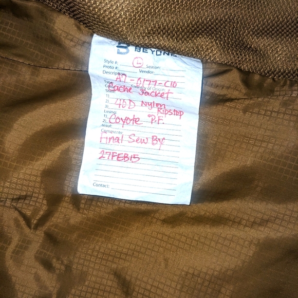 Beyond Clothing Prototype level 7 jacket - Picture 4 of 4